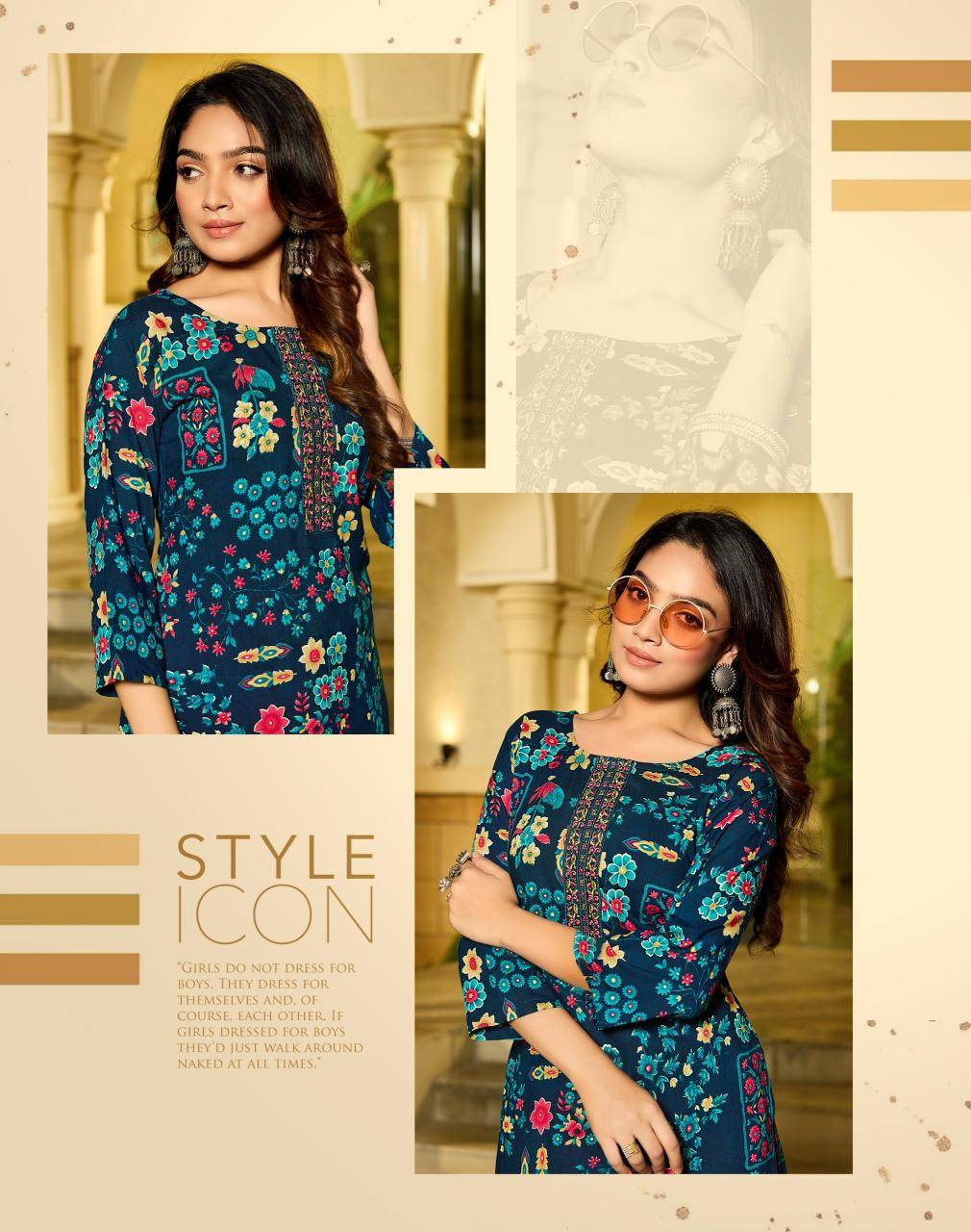 Radhika lifestyle alisha vol 6 Kurtis manufacturers and wholesalers in Delhi